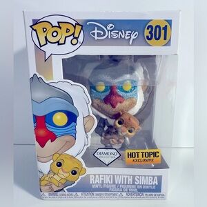 Disney Pop! Rafiki with Simba Exclusive Vinyl Figure